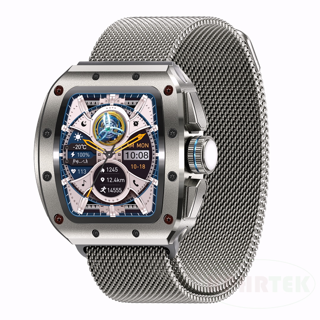 Japanese Women Lifestyle - Smartwatch V68, 1,76 Zoll/300 mAh Akku/Fitness-Herzfrequenz-Sportuhr