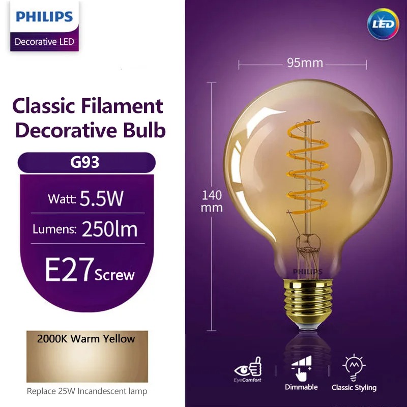 Philips LED-Lampe G93 Classic  – Philips Bulb Led Classic Bewertung und Preis