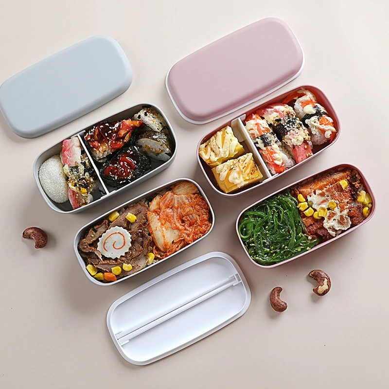 Neue tragbare auslaufs ichere  – Bento Box Two Tier Bewertung und Preis