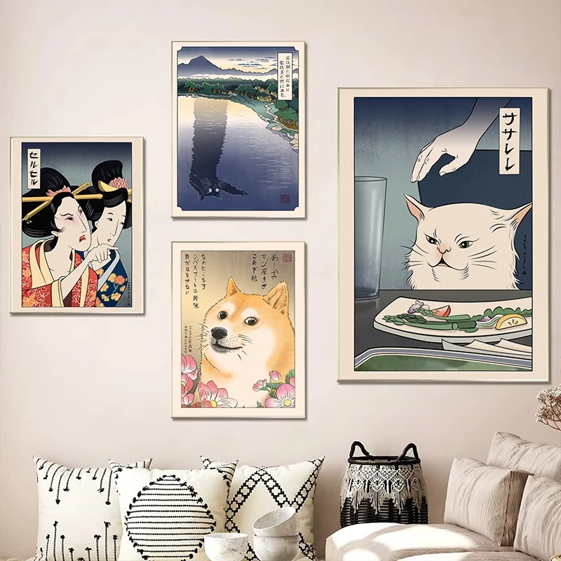 Japanisches Ukiyoe-Stil-Poster – Japanese Women Lifestyle Bewertung und Preis