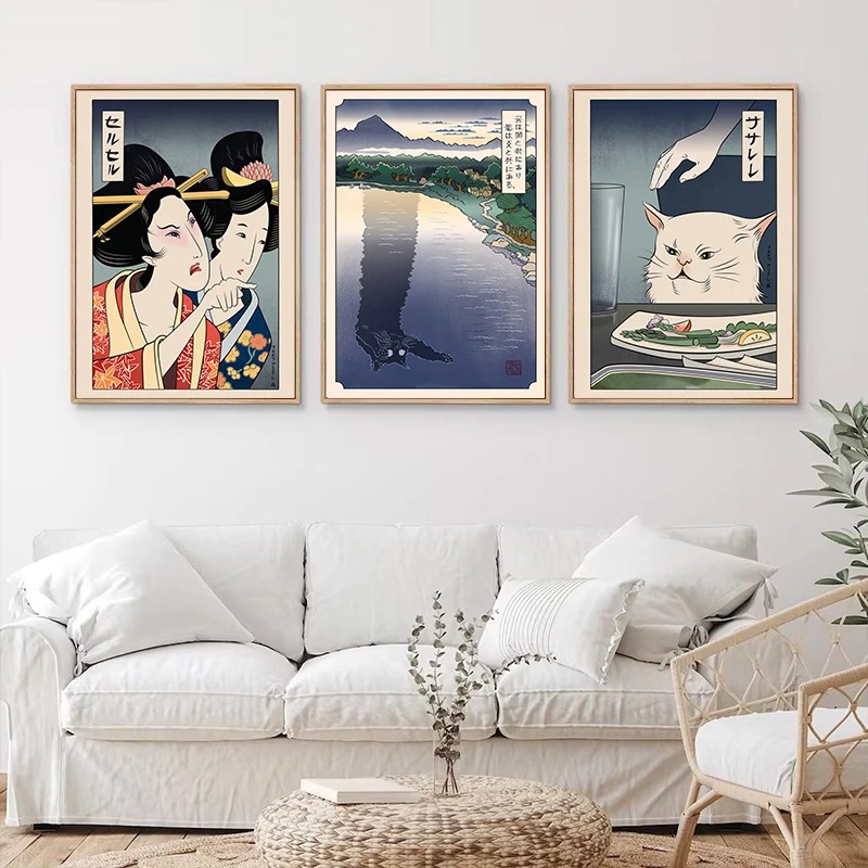 Japanisches Ukiyoe-Stil-Poster – Japanese Women Lifestyle Bewertung und Preis