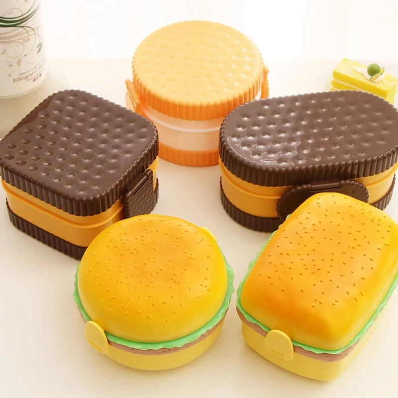 Hamburger-Lunchbox, doppelstöc – Bento Box Two Tier Bewertung und Preis
