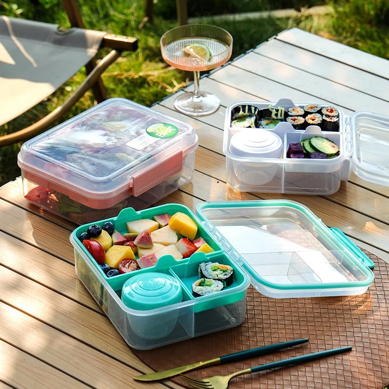 Tragbares Griffdesign, doppell – Bento Box Two Tier Bewertung und Preis